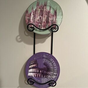 Dishes Collection Porcelain End Bell 'Italia 2 Piece  Henriette Desart